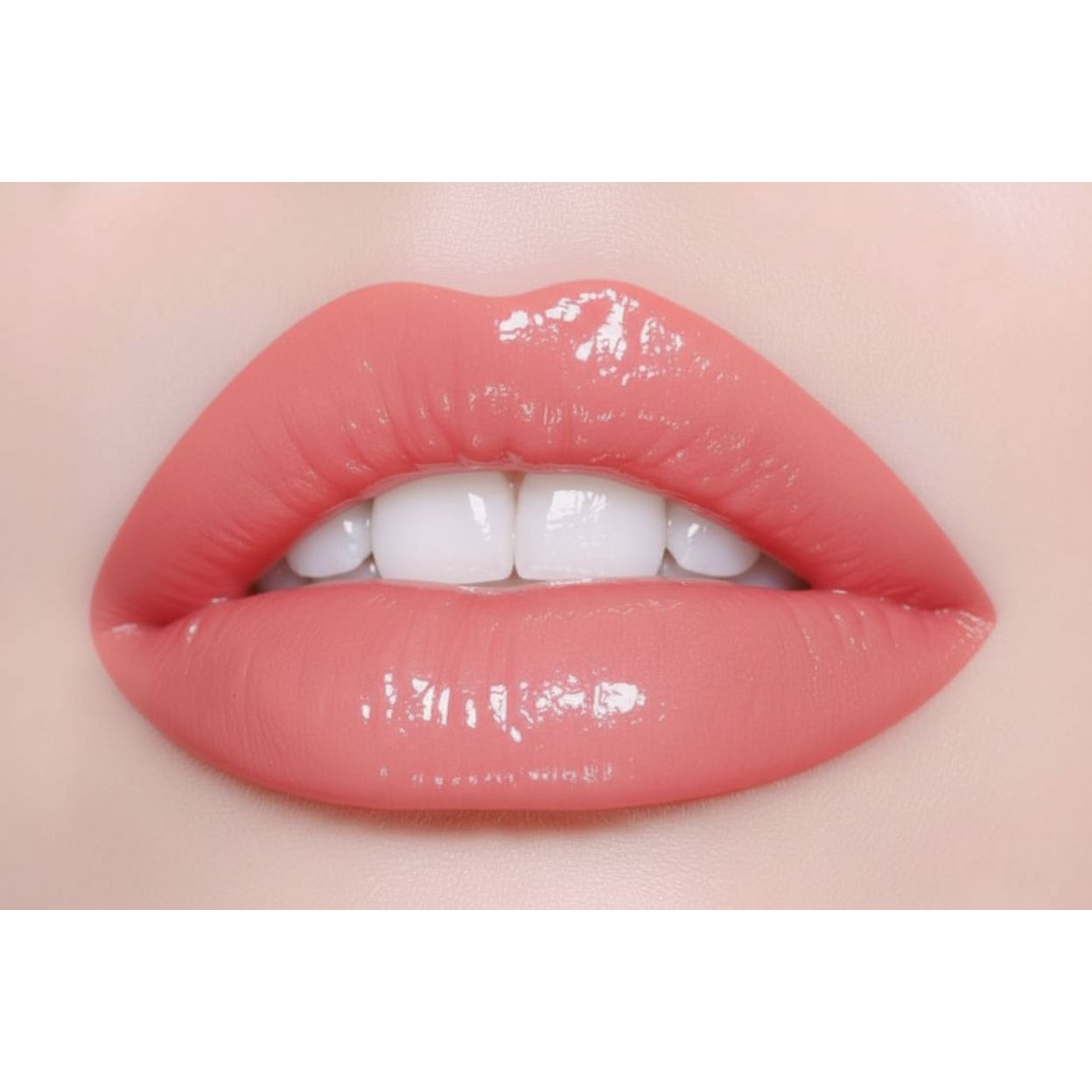 Tinted Lip Gloss in the Shade (Coral Bliss)